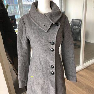 ✨ SOIA & KYO High-collared Wool Coat - XS